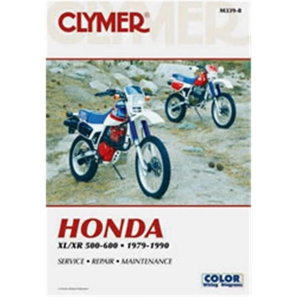 Clymer Dirt Bike Manual - Honda XL/XR 500-600 | M339-8 - Image 1 of 4