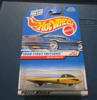 Hot Wheels - Solar Eagle III - 1998 primeras ediciones #23 de 40 #650 amarillo  Foto 1 de 2