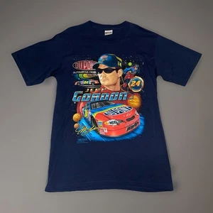 Jeff Gordon Shirt Blue Dupont Chase Hendrick NASCAR Racing Nice Med? No Tag - Picture 1 of 7