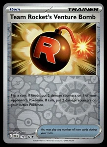 TEAM ROCKET'S VENTURE BOMB 179/182 UNCOMMON DESTINED RIVALS POKEMON - Picture 1 of 4