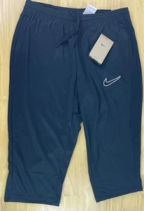 Nike Dri-Fit Academy 3/4 Length Black Soccer Pants - DR1365-010 - Men's M - NWT - Picture 1 of 5