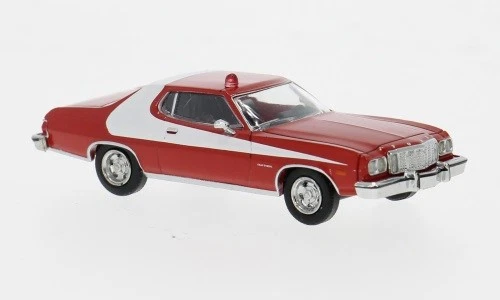 Brekina 19729 - 1/87 Ford Gran Torino, Rosso/Bianco, 1976 - Nuovo - Immagine 1 di 1