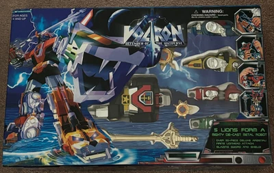 Vintage Voltron Defender of the Universe Die-Cast Metal Robot 1997 Trendmasters - Image 1 of 4