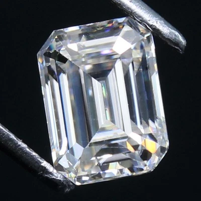 Натуральный DE цвет VVS1 ясность превосходной огранки белый 5 x 3 мм изумруд россыпью бриллианты - Изображение 1 из 4