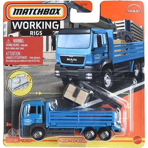 Matchbox Working Rigs Metal Vehicle - MAN TGS MCAB [HVV19] 14/16 - New - Image 1 of 1