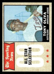 1968 TOPPS TONY OLIVA 371 EXMT BASEBALL MINNESOTA TWINS - Picture 1 of 2