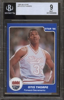 Star Basketball #79 1985 Otis Thorpe radiocontrol novato como nuevo BGS 9 Foto 1 de 2