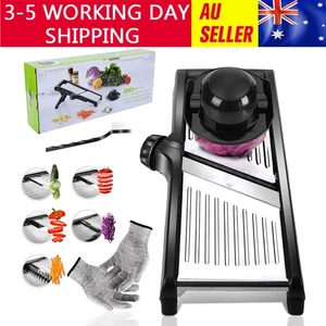 Professional Mandolin Slicer Food Cutter Fruit Vegetable Chopper Grater Peeler - Picture 1 of 12