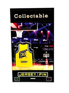 Golden State Warriors Stephen Curry jersey lapel pin-Classic DUBS Collectable - Picture 1 of 1