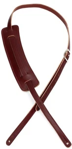 Leathers 50's Style "RnR" Leather Strap,Burgundy - Picture 1 of 1