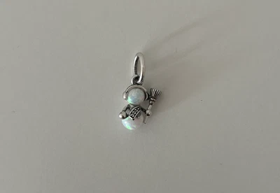Pandora Schillernder Schneemann Charm Sterling Silber - Bild 1 von 4