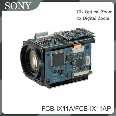 SONY FCB-IX11A/P NTSC PAL 10x Optical Zoom Auto Internal Colour Block Camera - Image 1 of 4