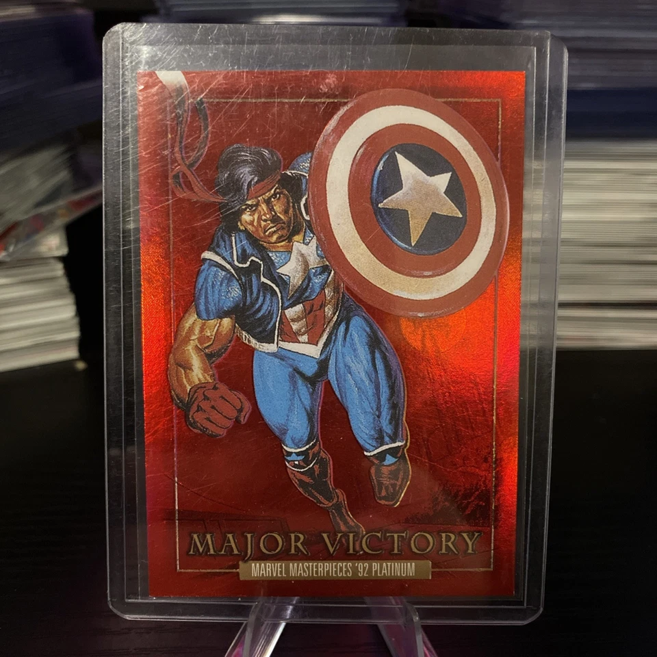 Marvel Masterpieces 92 Platino Mayor Victoria PMG/100 Foto 1 de 3