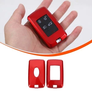 Car Remote Key Fob Case Protector Cover ABS Red Trim For Land Rover 2018+ - Picture 1 of 10