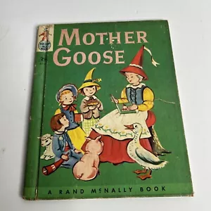Mother Goose VTG 1947 A Rand McNally Book 29cent book - Imagen 1 de 9