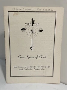 Come Spouse of Christ Dominican Ceremonial, Reception & Profession Ceremonies - Bild 1 von 12