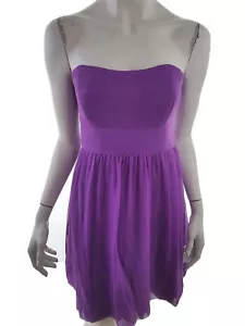 Mini abito corto viola Coast taglia 40 seta senza maniche - Foto 1 di 5