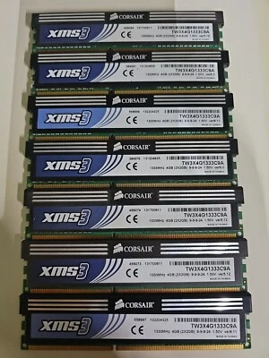 MEMORIA RAM 2Gb DDR3 CORSAIR XMS3 TW3X4G1333C9A 1333 MHz 240 PIN DESKTOP - Immagine 1 di 4