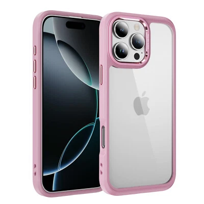Clear Case For iPhone 16 Pro Max 15 14 13 Slim Shockproof Cover Lens Protection - Image 1 of 4