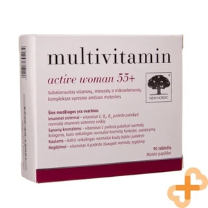 NEW NORDIC Multivitamin Active Older Woman Supplement 55+ 90 Tablets Complex - Picture 1 of 12