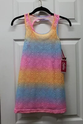 Justice Girls Swimsuit Cover Up Dress-Pink-XL (16/18)-NWT-768102 - Image 1 of 3