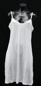 The White Company Women's Jersey Applique Lace Strappy Nightie EJ2 Ivory Medium - Picture 1 of 4