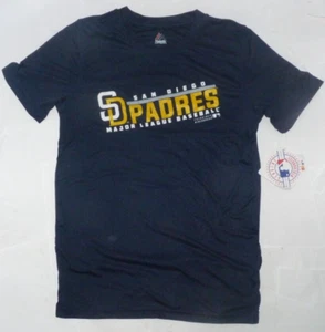 T-shirt baseball nuova MLB San Diego Padres ragazzo M 10 12 nuova con etichette 55A6 - Foto 1 di 1