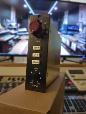 Avedis MA5 Mikrofon-Vorverstärker für das 500 Serie-Rackformat, mit 28K-Boost-EQ - Bild 1 von 3