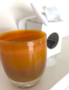 Glassybaby CREME BRULEE Votive Candleholder Glassy Baby Handblown New with box - Picture 1 of 9