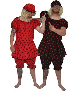 Adults Ugly Sisters Twanky Panto Dame Twankey Pantomime Fancy Dress Costume - Picture 1 of 13