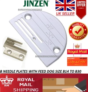 B20 NEEDLE PLATE W/FEED DOG UNIVERSAL LOCKSTITCH INDUSTRIAL SEWING MACHINE PART - Picture 1 of 2