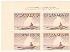 Canada #351 Pl. No. 4, UL Corner Block, Eskimo Hunter & Kayak 10¢, XF/S MNH!