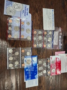 1996 1998 1999 P and D uncirculated Mint Sets - Picture 1 of 5