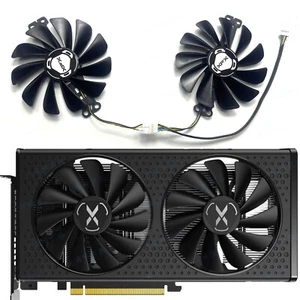 Für XFX RX6600 6600XT 6650XT Grafikkarte Lüfter Fan Ersatz - Afbeelding 1 van 7