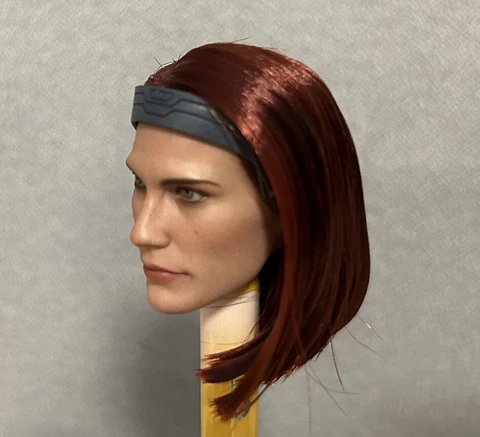 bo katan kryze hot toys headsculpt rooted hair custom 1/6 scale -head only Cover