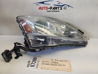 lente astillada 2006 2010 LEXUS IS 250 IS350 DERECHO XENÓN AFS FARO OEM AW67289 Foto 1 de 4