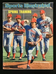 Jack Billingham Signed Sports Illustrated 3/3/75 NoLabel Reds DonGullet Auto JSA - Picture 1 of 5