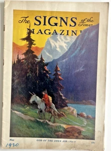 Seventh Day Adventist History May 1920 SIGNS OF THE TIMES Religious Magazine 4F - Foto 1 di 12