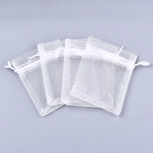 100Pcs Organza Gift Bags with Drawstring Wedding Party Favor Gift Bags 30x20cm - Picture 1 of 4