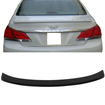 Rear Spoiler Lip Fits 2011-2012 Toyota Avalon Glossy Black Painted ABS Plastic Foto 1 de 4