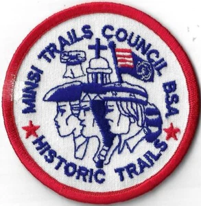 Historic Trails Minsi Trails Council BSA RED Bdr. (PAINT SPOT) [MX-9836] - Picture 1 of 1