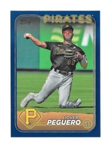 2024 Topps Serie 2 Leover Peguero Azul Real Paralelo -Piratas de Pittsburgh- #542 - Imagen 1 de 1