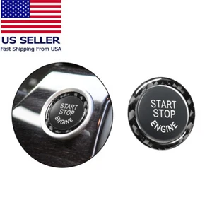 Black Engine Start Stop Push Button With Ring For BMW E90 E92 E93 2009-2012 - Picture 1 of 12