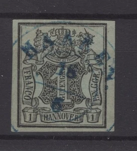 (WH23265) DEUTSCHE STAATEN - 1851, HANNOVER MI 21b, gebraucht, CV 40€, SIEHE SCANS - Bild 1 von 2