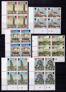 ZAYIX Isle of Man 113-129 MNH Landmarks Architecture Flowers Cats 121022SM158 - Picture 1 of 3
