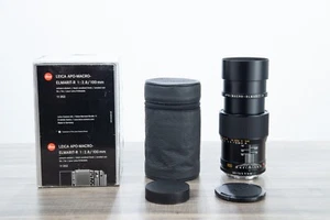 LEICA APO-MACRO-ELMARIT-R 100mm F2.8 E60 MINT! BONUS: LEICA R-Adapter M - Picture 1 of 12