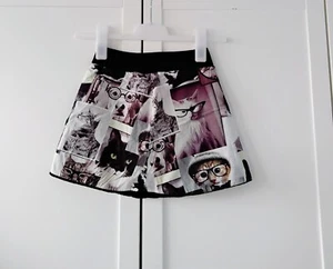 Handmade Fleece Rock, Gr. 104/110-116, modern, stylisch Hunde Katzen, Top - Bild 1 von 2