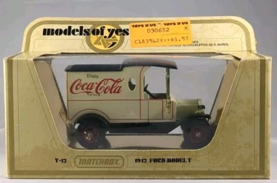 1978 Matchbox Models of Yesteryear 1912 Ford  Model T Coca Cola Y-12 by Lesney - Image 1 of 4