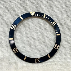 Replacement Bezel Insert for Rolex Submariner Steel & Yellow Gold 16613 TWO TONE - Picture 1 of 3