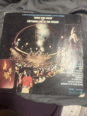 Three Dog Night - Was Captured Live At The Forum  LP  ABC Records DS 50068 - Image 1 of 4